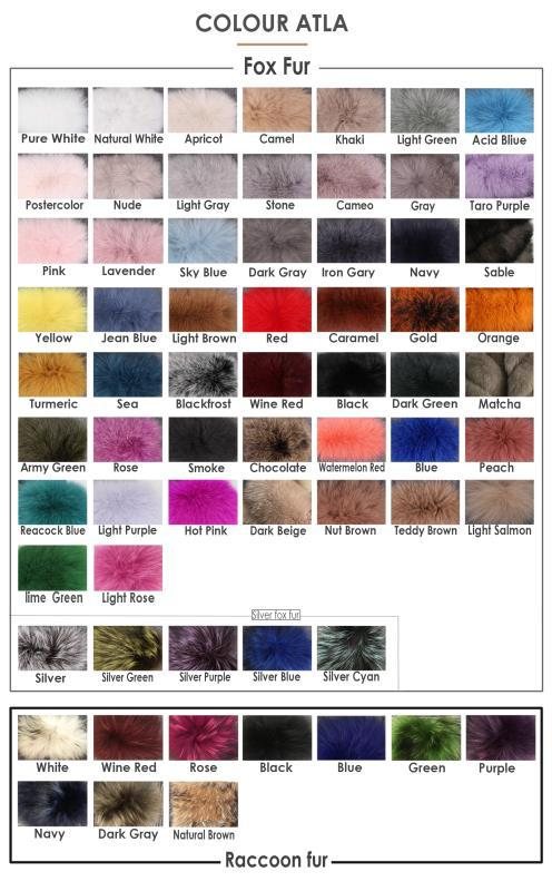 Dinero fur colour atlas